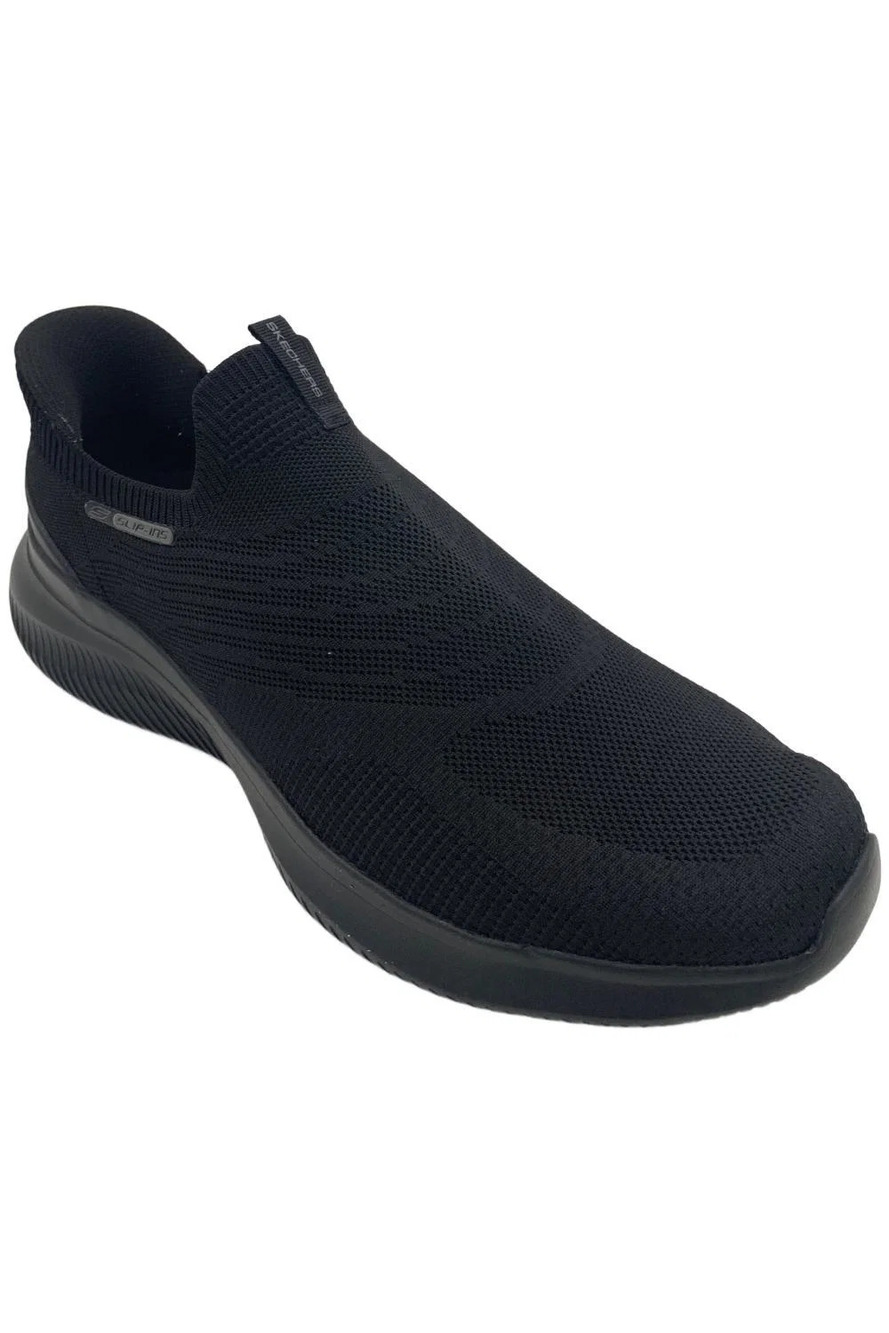 Skechers Men's Ultra Flex 4.0 Slip-On Athletic Sneakers Black - Medium